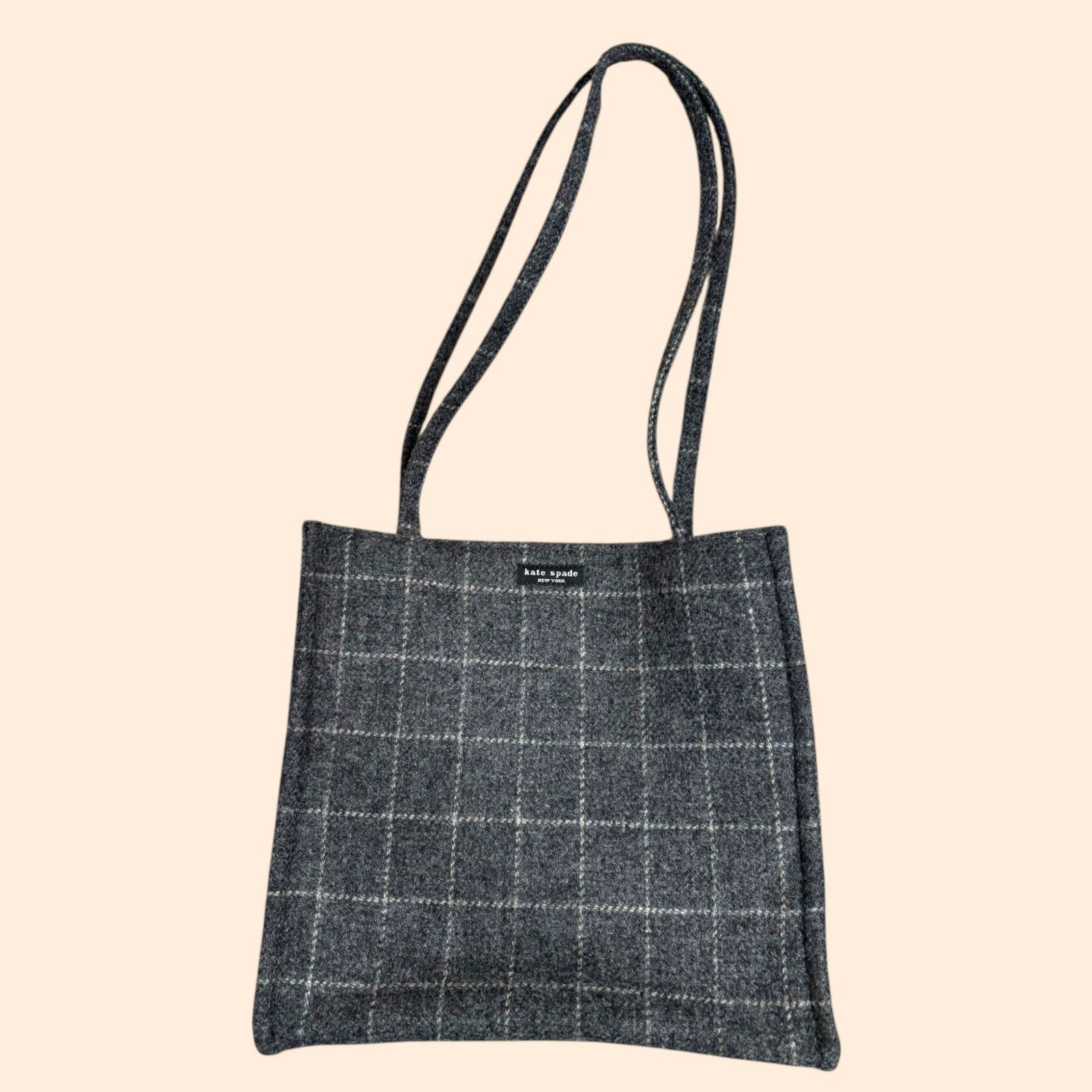 Kate Spade Vintage Wool Shoulder Bag